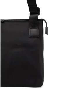 Gürteltasche mit Logo-Schild - Schwarz