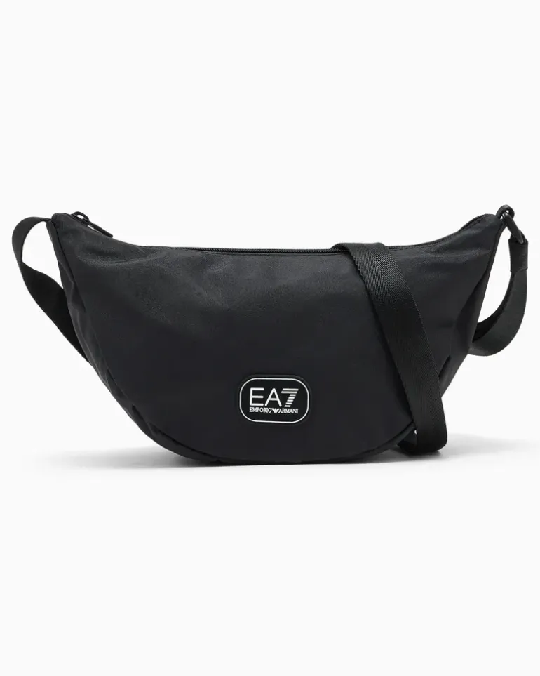 Gürteltasche mit Logo und verstellbarem Schultergurt Schwarz