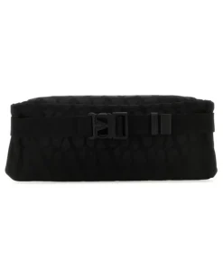 Gürteltasche mit Monogrammmuster - Schwarz