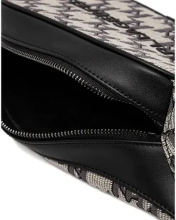 Gürteltasche mit Monogramm - Schwarz