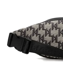 Gürteltasche mit Monogramm - Schwarz