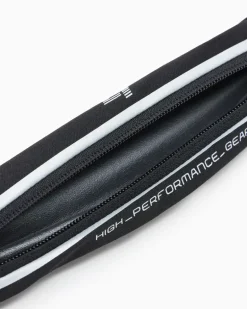 Gürteltasche mit Reißverschluss und verstellbarem Riemen Schwarz