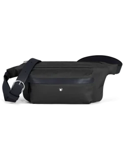 Gürteltasche Montblanc Panorama - Schwarz - Stoff und Leder - MB222899 - Gürteltaschen