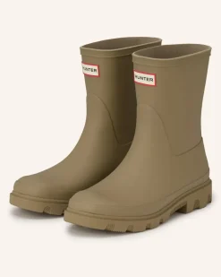 Gummi-Boots Downpour Short beige Oliv