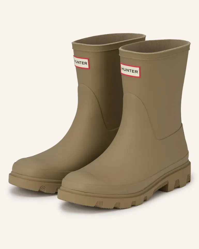 Gummi-Boots Downpour Short beige Oliv