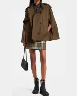 Gummistiefel Burberry Check Schwarz