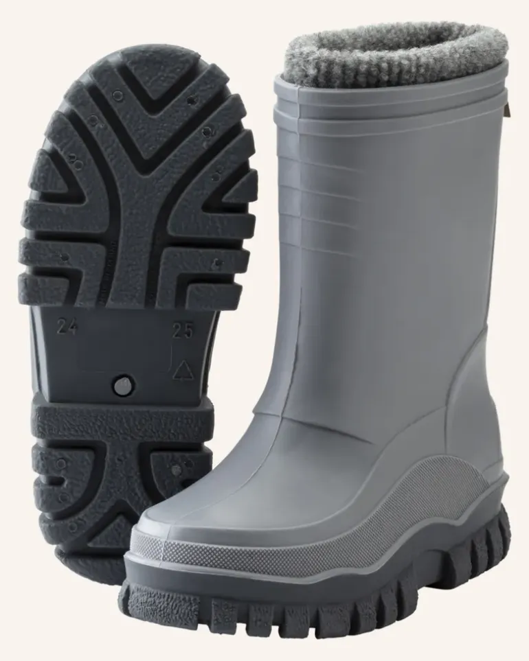 Gummistiefel Mit Innenschuh grau Blaugrau