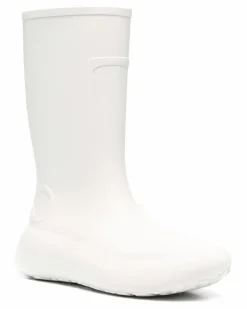 Gummistiefel mit Logo-Prägung - Weiß