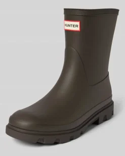Gummistiefel mit Logo Schoko