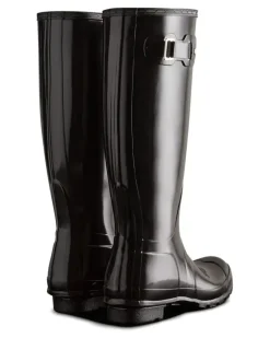 Gummistiefel mit Schnalle - Schwarz