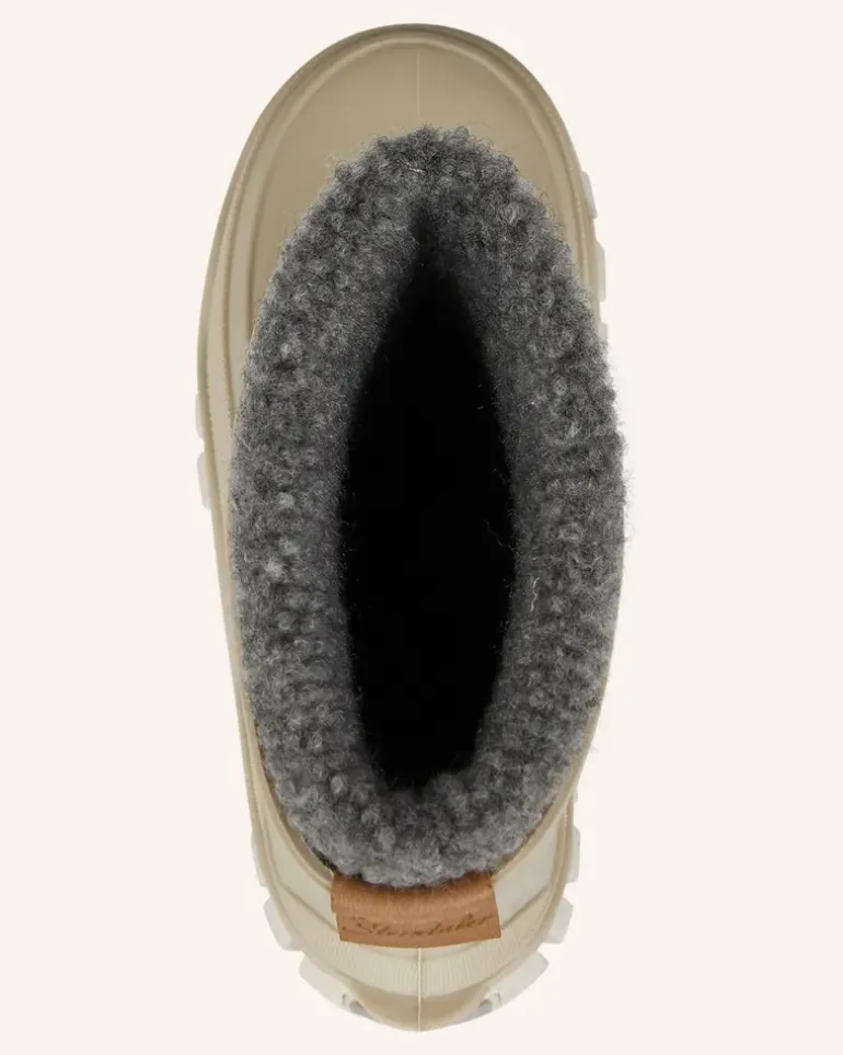 Gummistiefel Uni Gefüttert beige