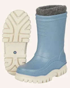 Gummistiefel Uni Gefüttert blau