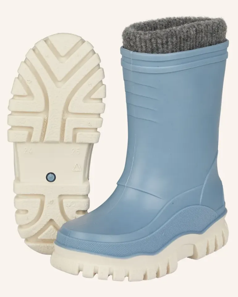 Gummistiefel Uni Gefüttert blau