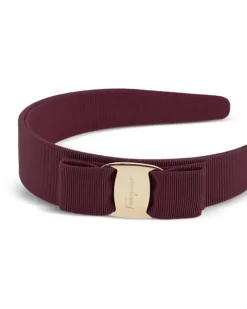 Haarreif mit Vara-Schleife - Violett
