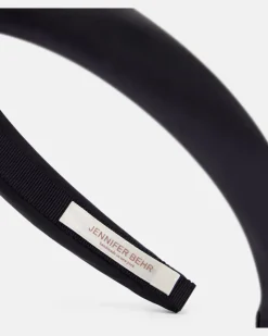 Haarreif Tori aus Satin Schwarz