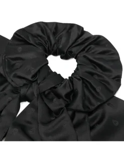Haarschmuck mit Totenkopf - Schwarz
