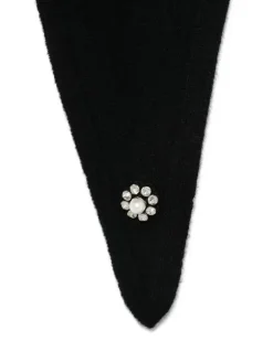 Halstuch mit Verzierung - Schwarz