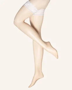 Halterlose Feinstrümpfe Nude beige 4788