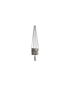 Halterung für Blumentopf Phanta Plant Hanger - Schwarz - Recyceltes Polyester - Designer Phanta