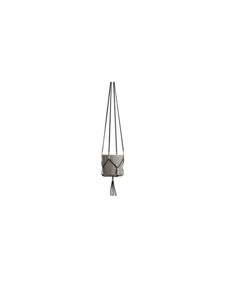 Halterung für Blumentopf Phanta Plant Hanger - Schwarz - Recyceltes Polyester - Designer Phanta