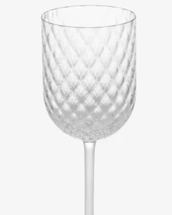 Hand-blown Murano Red Wine Glass - Weingläser Mehrfarbig