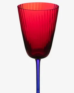 Hand-blown Murano White Wine Glass - Weingläser Mehrfarbig