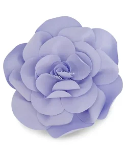 Handgefertigte Blumenbrosche - Blau