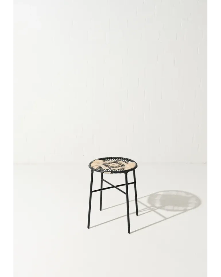 Handgeflochtener Hocker Multi