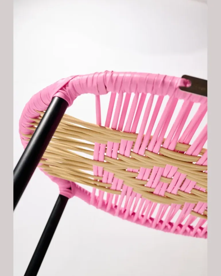 Handgeflochtener Hocker Multi