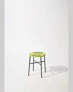 Handgeflochtener Hocker Multi