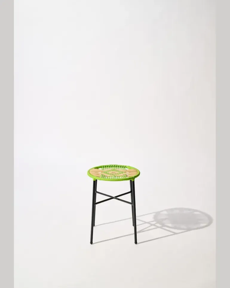 Handgeflochtener Hocker Multi