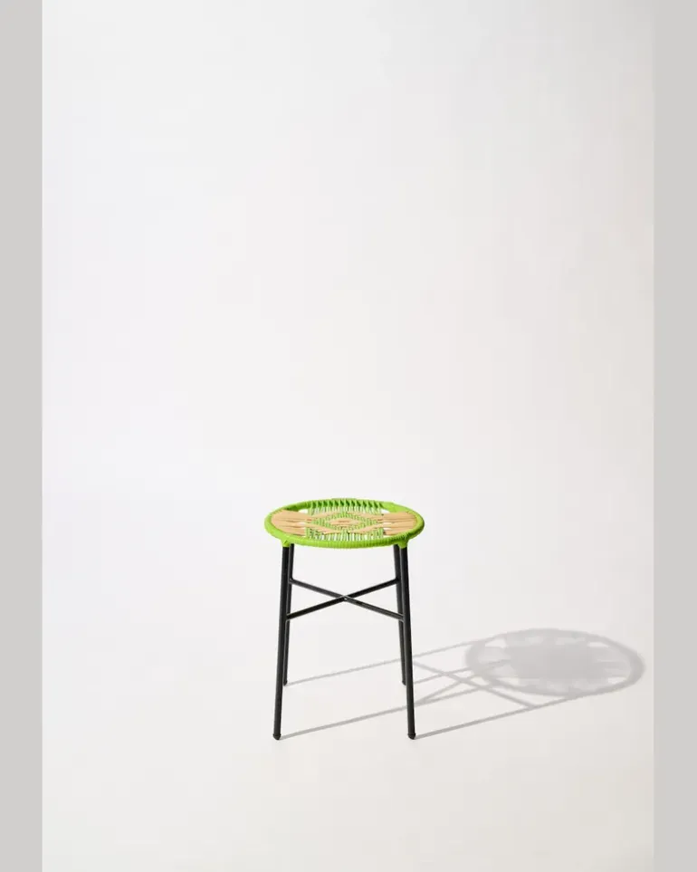 Handgeflochtener Hocker Multi