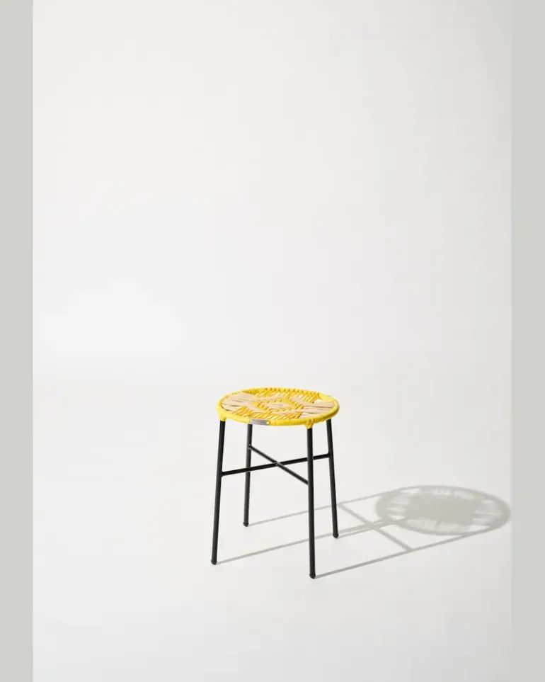 Handgeflochtener Hocker Multi