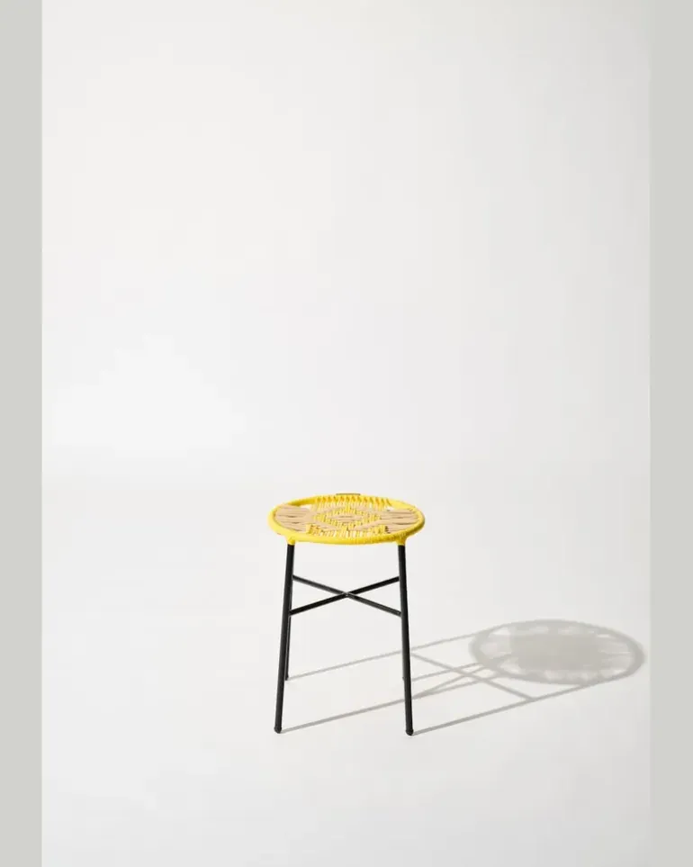 Handgeflochtener Hocker Multi