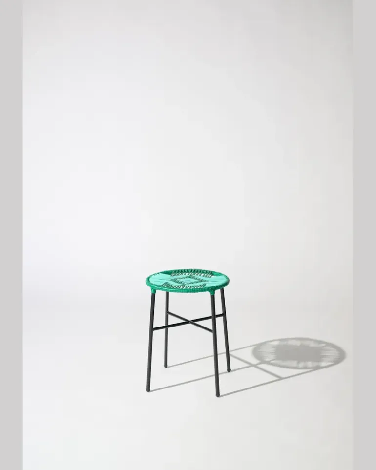 Handgeflochtener Hocker Multi