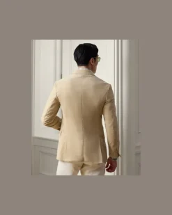 Handgeschneiderte Anzugjacke Kent Tan