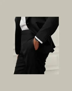 Handgeschneiderter Smoking Gregory Black