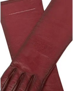 Handschuhe aus Lammleder - Rot