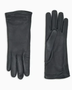 Handschuhe aus Lammnappaleder Grau