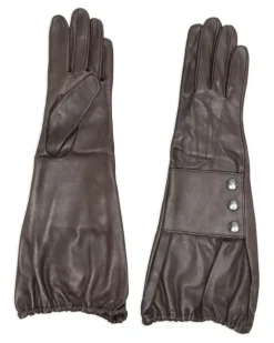 Handschuhe aus Leder - Braun