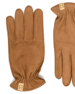 Handschuhe aus Leder - Braun