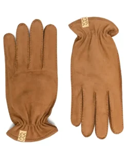 Handschuhe aus Leder - Braun
