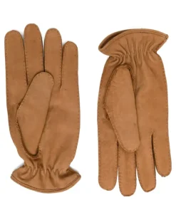 Handschuhe aus Leder - Braun