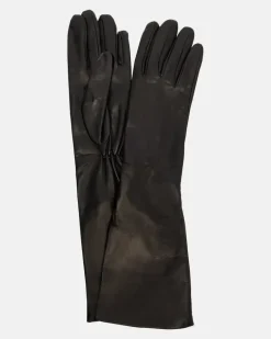 Handschuhe aus Leder Schwarz