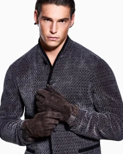 Handschuhe aus Shearling Braun