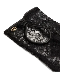 Handschuhe im Biker-Look - Schwarz