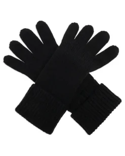 Handschuhe mit Orb-Stickerei - Schwarz