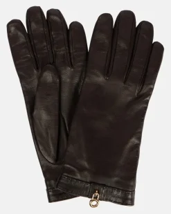 Handschuhe Nora aus Leder Braun