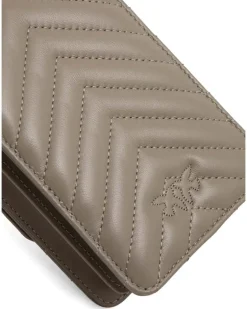 Handyhülle mit Chevron-Steppung - Nude