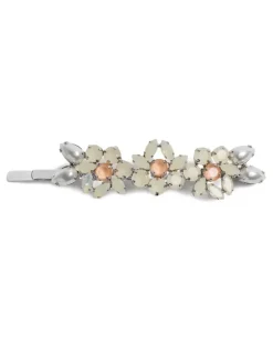 Heartbloom Haarspange - Silber